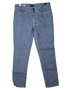 J. Crew blue polkadot skinny toothpick jeans size 28 B88